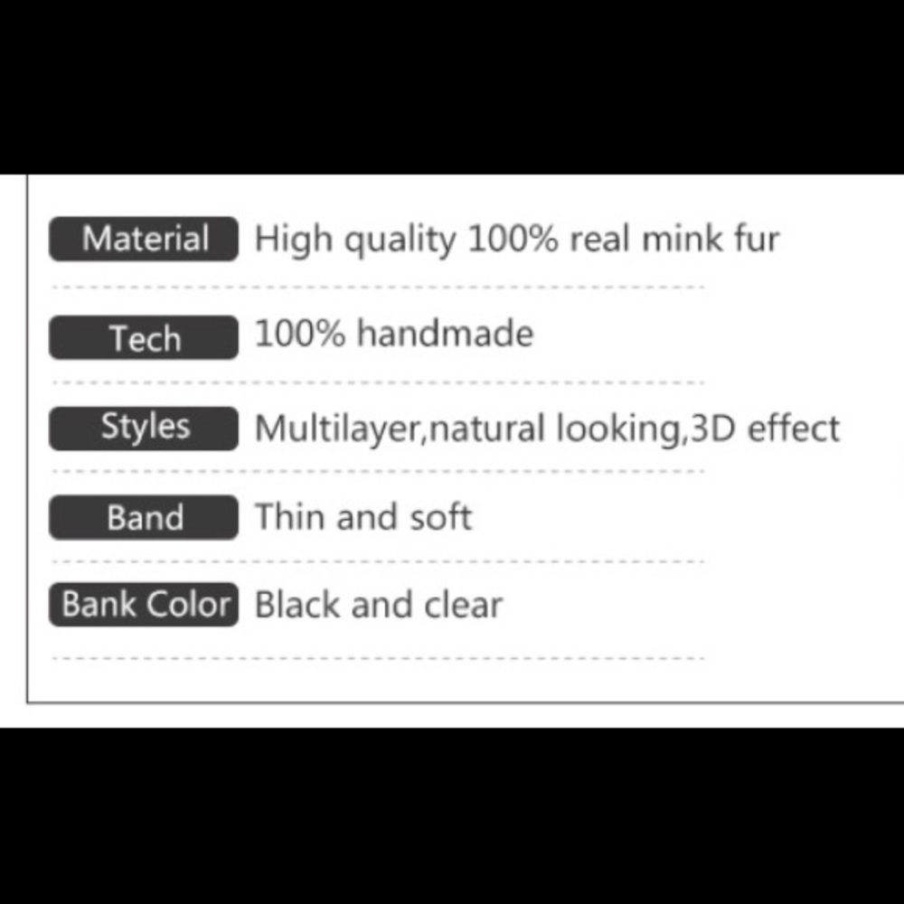 3D-M56 mink hair false eyelashes - Picture 8 of 8